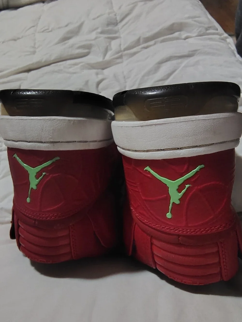 Men's Red High-Top Jordans